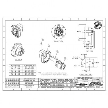 Amphenol AP-4-13 Разъемы
